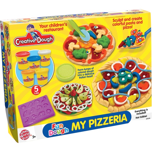 [721295 SWT] Creative Dough Fun Dough Activity Set - My Pizzeria