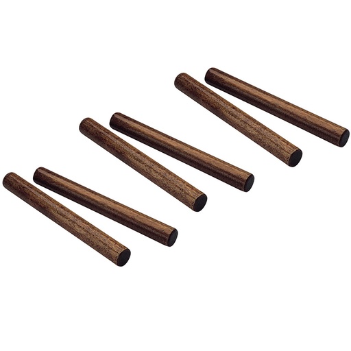 [S2603-3 HOH] Hardwood Claves, Pack of 3 Pairs