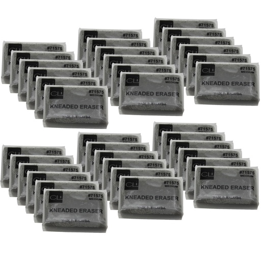 [71575-36 CLI] Kneaded Eraser, Medium, Pack of 36