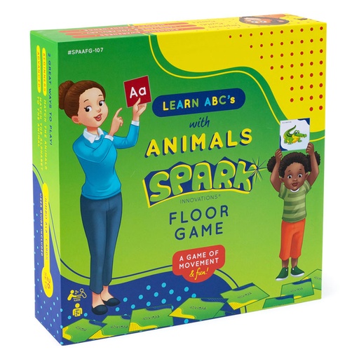 [AAFG107 SRKSP] Learn ABC's with Animals SPARK Floor Game