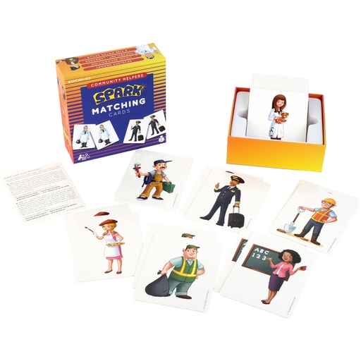 [CHM102 SRKSP] Community Helpers Matching Cards Memory Game