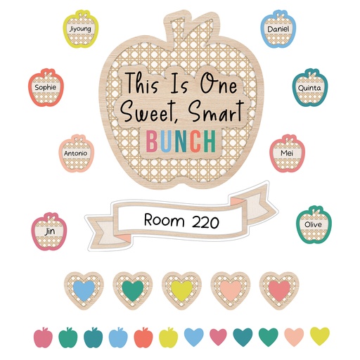 [110587 CD] True to You This Is One Sweet, Smart Bunch Bulletin Board Set