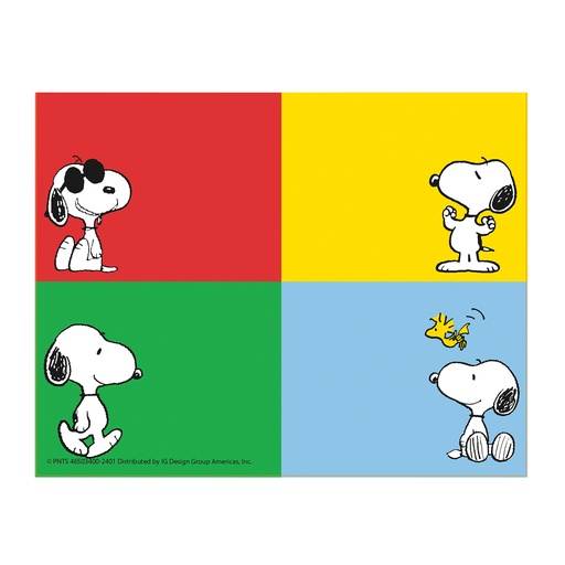 [650340 EU] Peanuts Name Tags