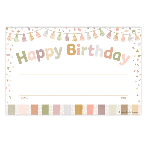 [7225 TCR] Terrazzo Tones Happy Birthday Awards