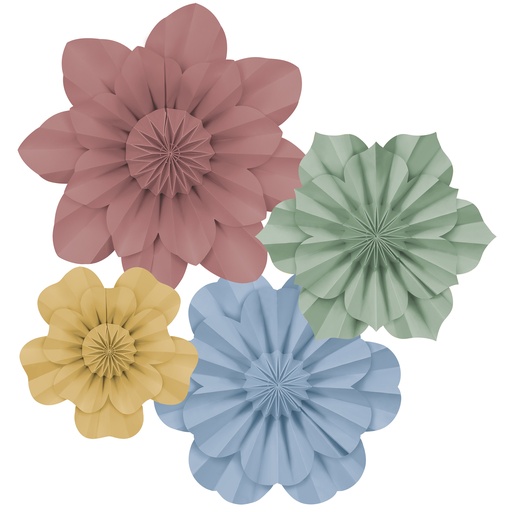 [8353 TCR] Cottage Charm Paper Flowers