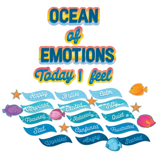 [847836 EU] Seas the Day Ocean of Emotions Mini Bulletin Board Sets