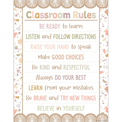 [7872 TCR] Terrazzo Tones Class Rules Chart