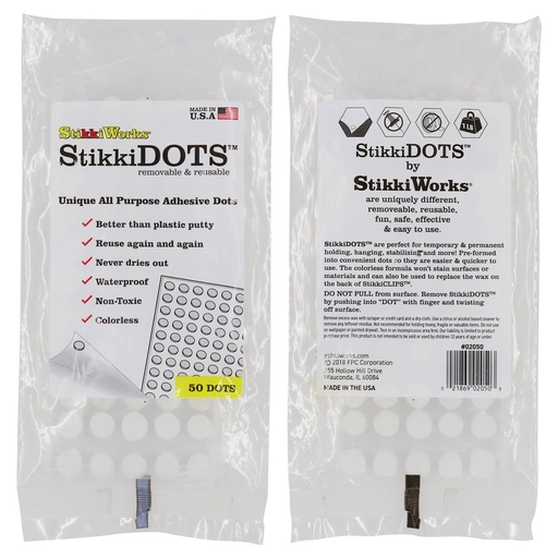 [02050 STIK] 50ct StikkiDOTS