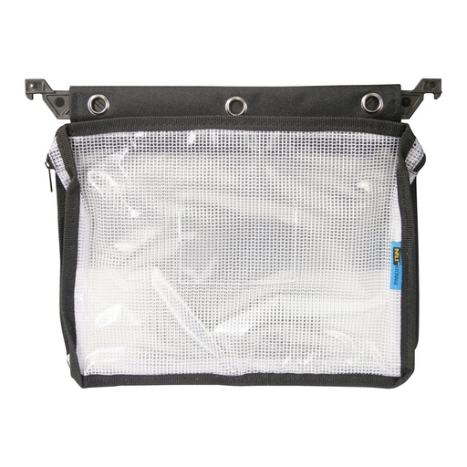 [40904 AVT] Clear Mesh Expanding Zipper Pouch