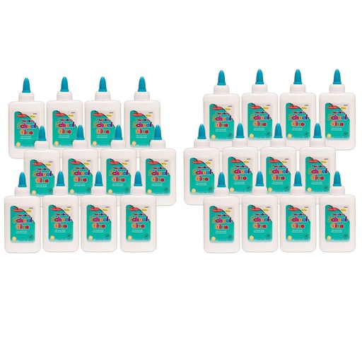 [46004-24 CLI] 4 oz Economy Washable School Glue Pack of 24