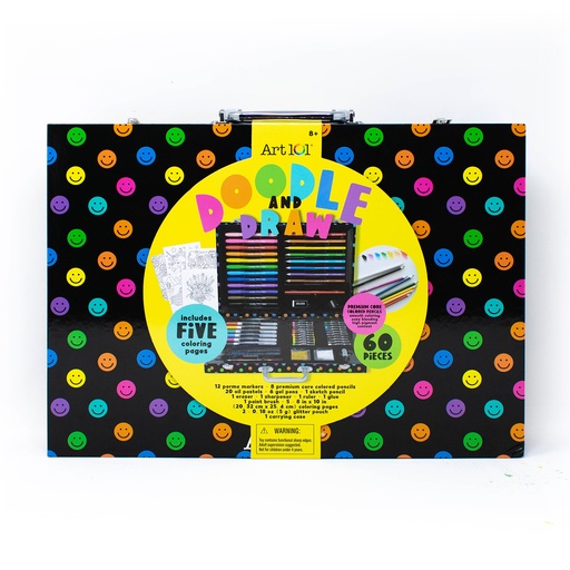 [61072MB AOO] Doodle & Draw 60-Piece Art Set