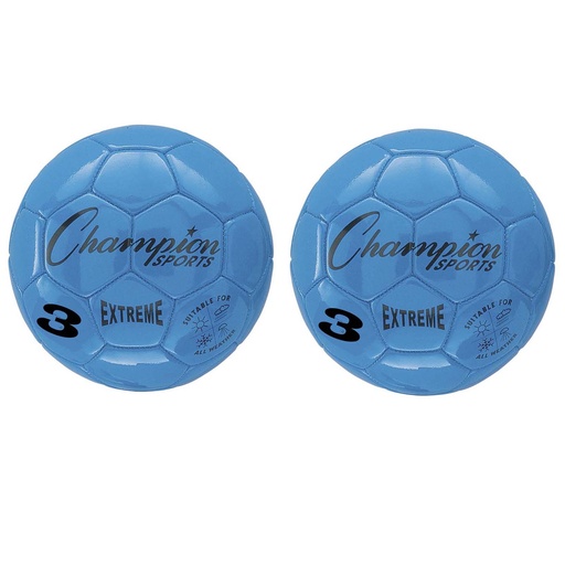 [EX3BL-2 CHS] Blue Extreme Size 3 Soccer Balls 2ct