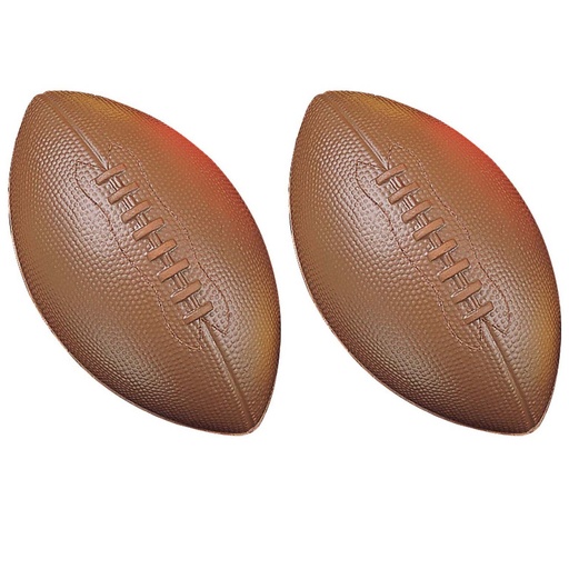 [FFC-2 CHS] Coated High Density Foam Footballs 2ct