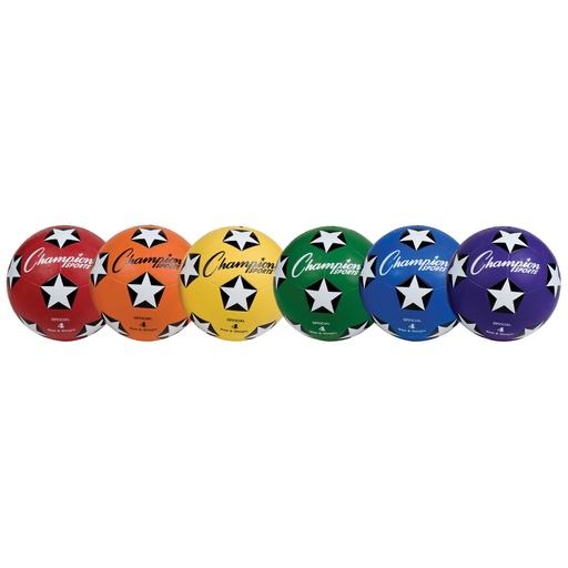 [SRB4SET CHS] Rubber Cover Size 4 Soccer Balls 6ct