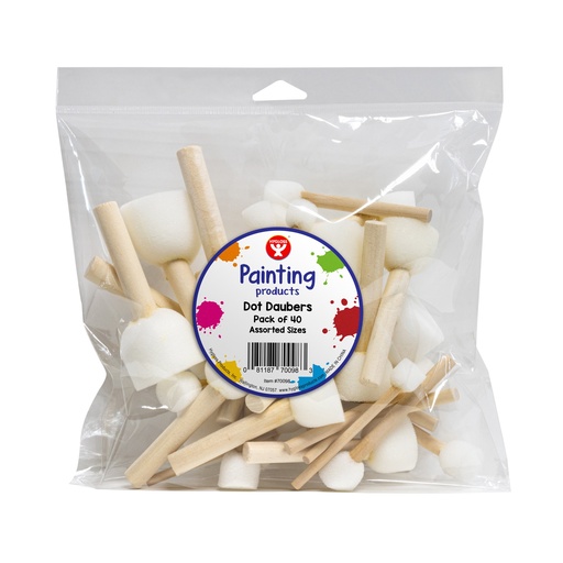 [70098 HG] Dot Daubers Pack of 40 in 4 Sizes