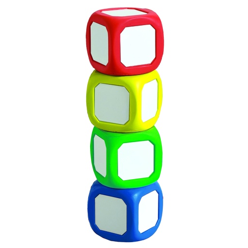 [7836 CTU] Small Write-On Wipe-Off Dice Set of 4