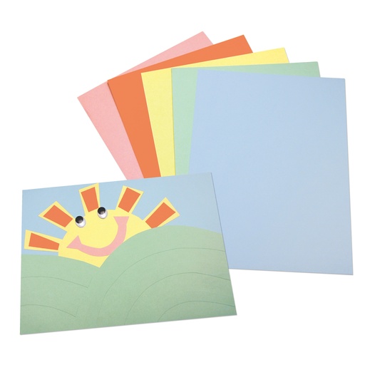 [5171 PAC] 9x12 Assorted Color Tagboard 100 Sheets
