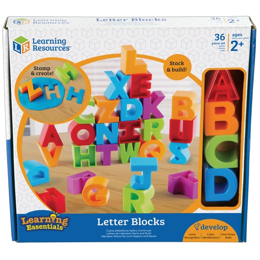 [7718 LER] Letter Blocks Set of 36