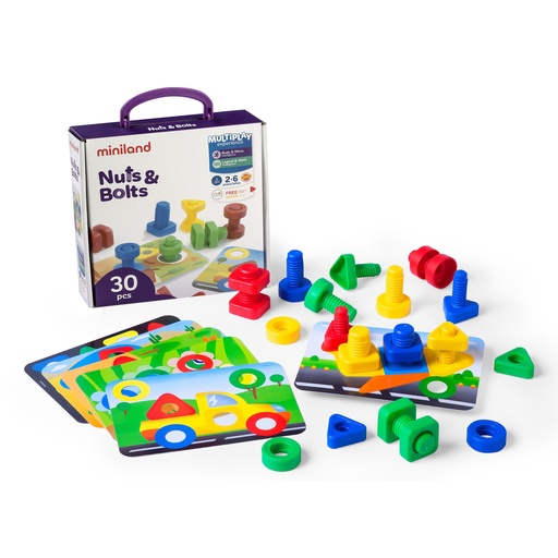 [45303 MIN] Nuts & Bolts School Activity Set 24-Piece Set