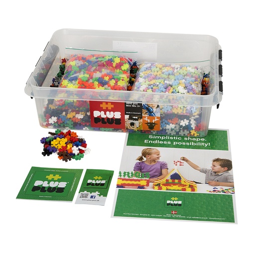 [10731 PLU] Plus-Plus School Set 3,600 pieces