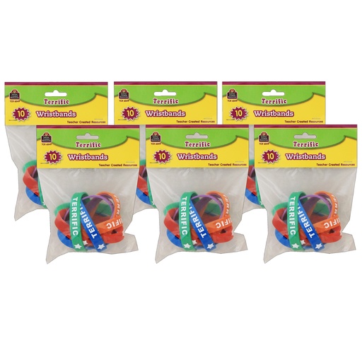 [6549-6 TCR] Terrific Wristbands 60ct