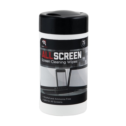 [RR15045 AVT] AllScreen Screen Cleaning Wipes, 75 Count Tub