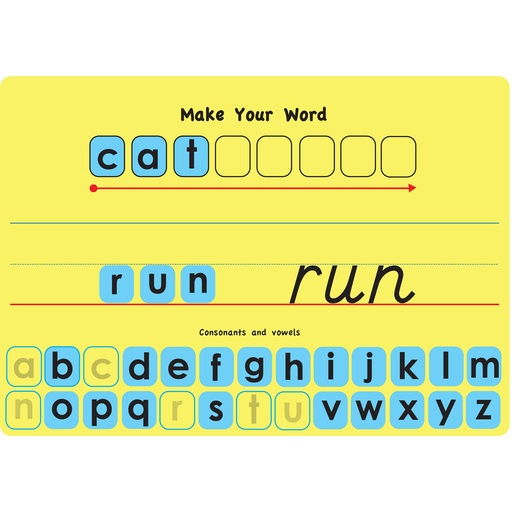 [12100 ASH] Make Your Word Touch-Stik™ Phonics Tiles & Mat Set