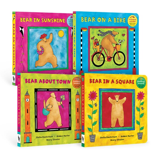 [859331 BBK] PreK Bear Series Board Book Bundle Set of 4