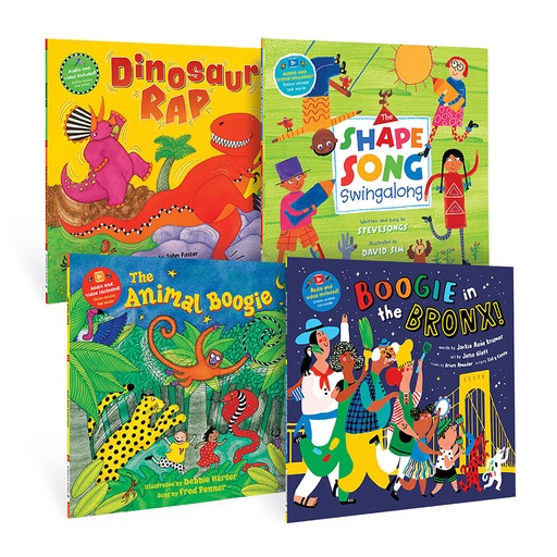 [859332 BBK] PreK Boogie Time Singalongs Book Bundle Set of 4