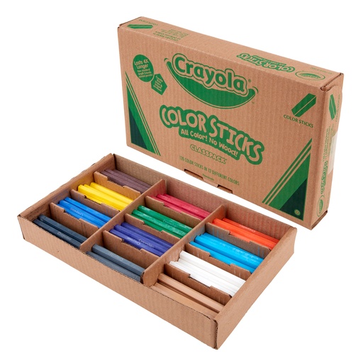 [687504 BIN] Color Sticks Classpack 120 Count