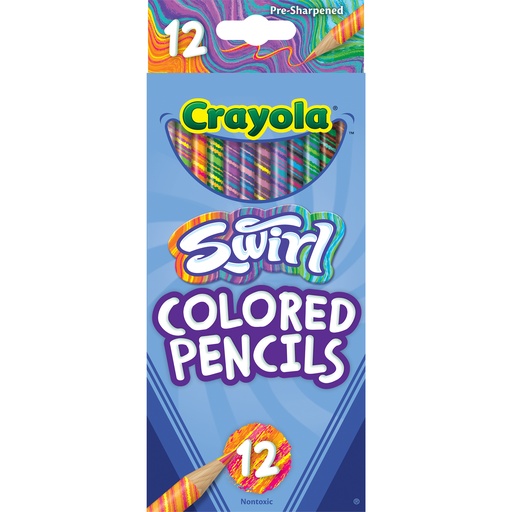 [687510 BIN] SWIRL Colored Pencils 12 Count