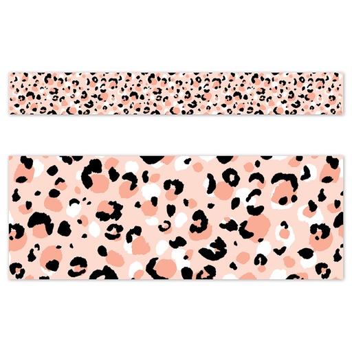 [10985 CTP] Jungle Friends Blush Leopard EZ Border 48 Feet