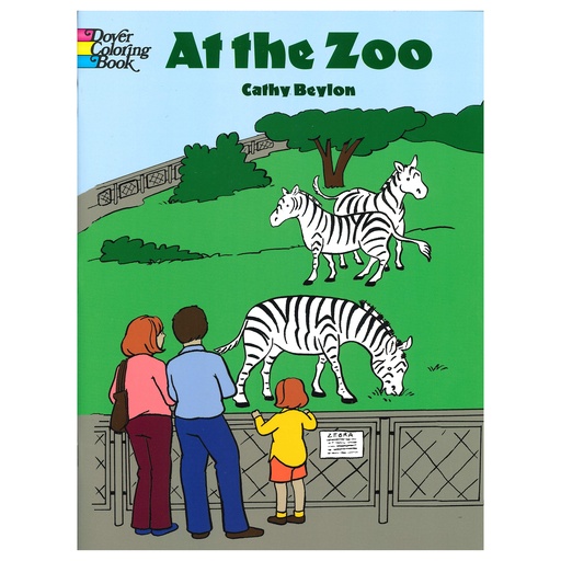 [423727 DP] At The Zoo Coloring Book