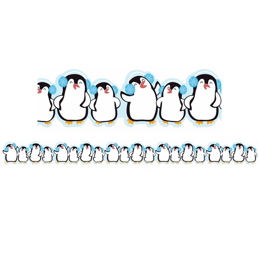 [846351 EU] Winter Penguins Extra Wide Deco Trim® 37 Feet