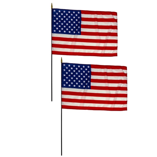 [1048344-2 FZ] 24" x 36" Nylon U.S. Classroom Flag Pack of 2