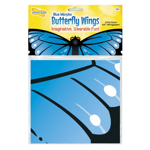 [4810 ILP] Blue Dress-Up Morpho Butterfly Wings