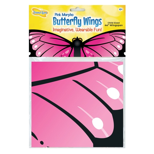 [4820 ILP] Pink Dress-Up Morpho Butterfly Wings