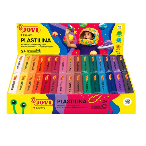 [70S JOV] Standard Colors Plastilina Modeling Clay 30 Bars