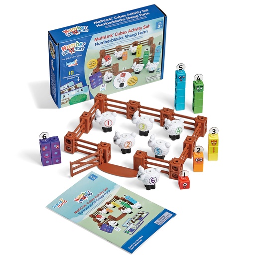 [96093 H2M] MathLink® Cubes Activity Set Numberblocks® Sheep Farm