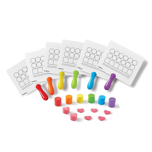 [96155 H2M] Elkonin Box Magnetic Answer Board Set of 6