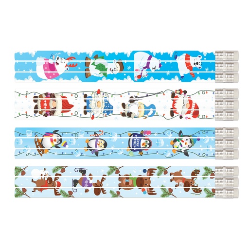 [D2598 MSG] Winter Adventure Pencil Pack of 12
