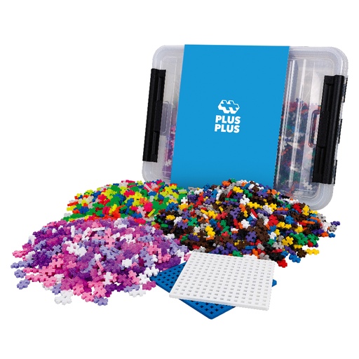 [03406 PLU] Plus-Plus® 2400-Piece Tub with 2 Baseplates