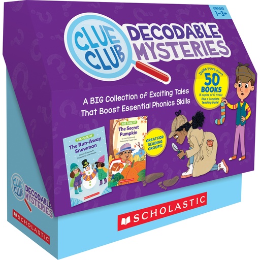 [610819 SC] Clue Club Decodable Mysteries Multi-Copy Set