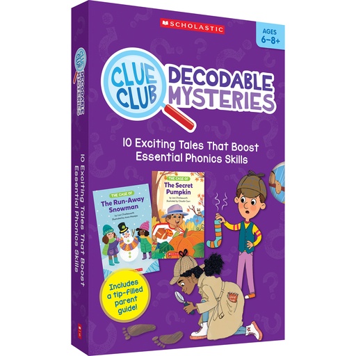 [610820 SC] Clue Club Decodable Mysteries Single-Copy Set