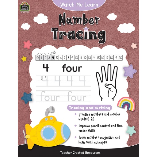 [8394 TCR] Watch Me Learn: Number Tracing
