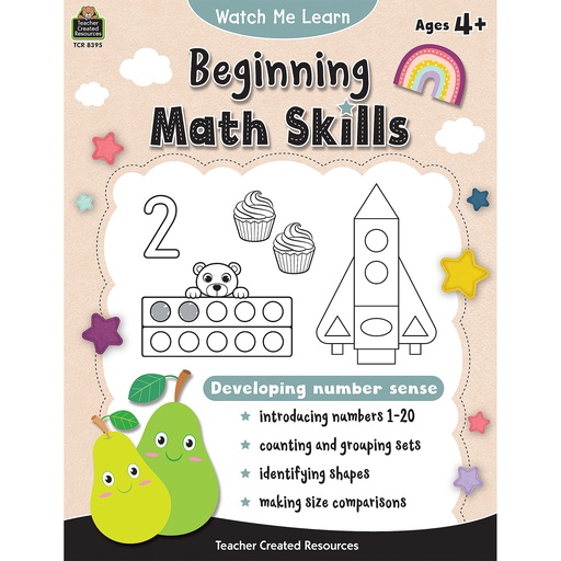 [8395 TCR] Watch Me Learn: Beginning Math Skills