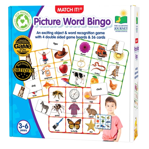 [237113 TLJ] Match It! Bingo - Picture Word