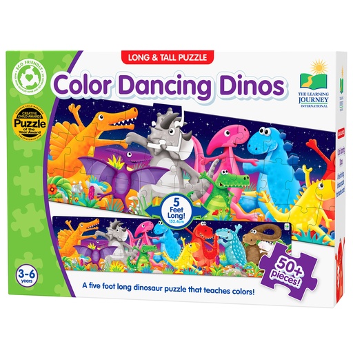 [423929 TLJ] Long & Tall Puzzles - Color Dancing Dinos