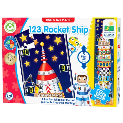 [434284 TLJ] Long & Tall Puzzles - 123 Rocketship