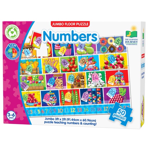 [437421 TLJ] Jumbo Floor Puzzles - Numbers